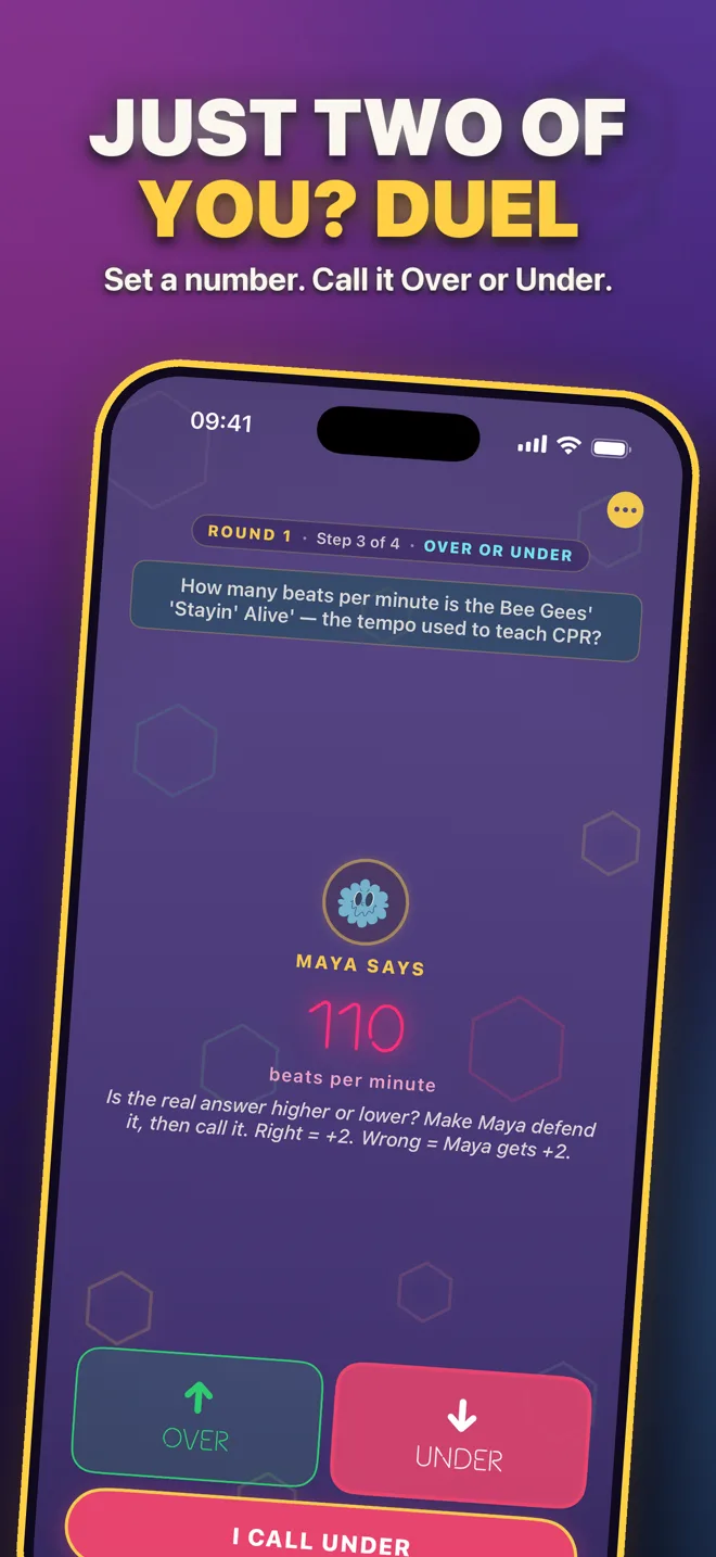 Duel mode for two players